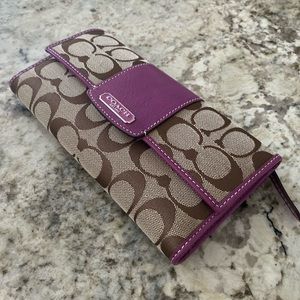 Coach Tri-fold wallet. Never used.